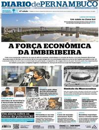 Capa do jornal Diario de Pernambuco 21/09/2018
