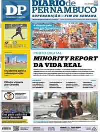 Capa do jornal Diario de Pernambuco 23/09/2018
