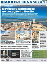 Capa do jornal Diario de Pernambuco 27/07/2018