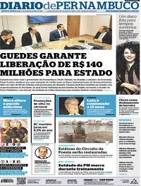 Capa do jornal Diario de Pernambuco 07/02/2019