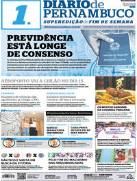Capa do jornal Diario de Pernambuco 09/03/2019