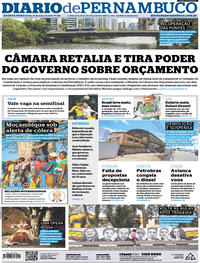 Capa do jornal Diario de Pernambuco 27/03/2019