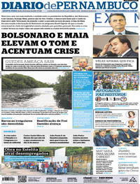 Capa do jornal Diario de Pernambuco 28/03/2019