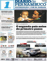 Capa do jornal Diario de Pernambuco 01/06/2019