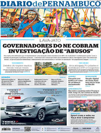 Capa do jornal Diario de Pernambuco 01/07/2019
