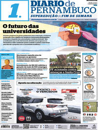 Capa do jornal Diario de Pernambuco 03/08/2019