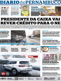 Capa do jornal Diario de Pernambuco 05/08/2019