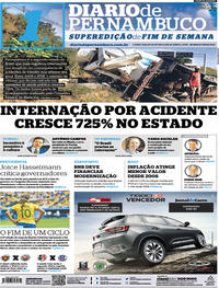 Capa do jornal Diario de Pernambuco 08/06/2019
