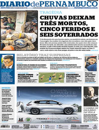 Capa do jornal Diario de Pernambuco 14/06/2019