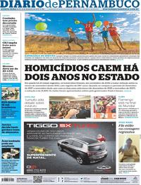 Capa do jornal Diario de Pernambuco 18/12/2019