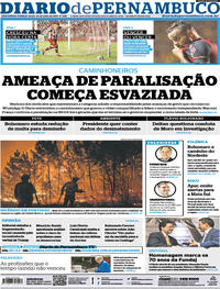 Capa do jornal Diario de Pernambuco 22/07/2019