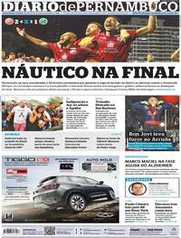Capa do jornal Diario de Pernambuco 23/09/2019