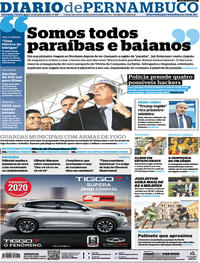 Capa do jornal Diario de Pernambuco 24/07/2019