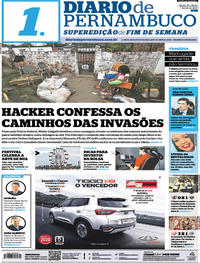 Capa do jornal Diario de Pernambuco 27/07/2019