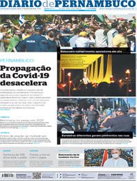 Capa do jornal Diario de Pernambuco 01/06/2020