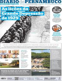 Capa do jornal Diario de Pernambuco 02/05/2020