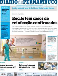 Capa do jornal Diario de Pernambuco 02/10/2020