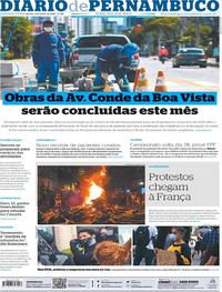 Capa do jornal Diario de Pernambuco 03/06/2020