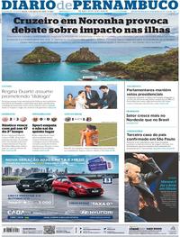 Capa do jornal Diario de Pernambuco 05/03/2020
