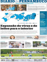 Capa do jornal Diario de Pernambuco 05/05/2020