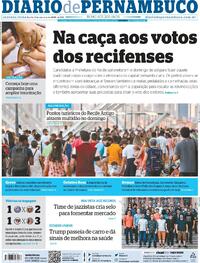 Capa do jornal Diario de Pernambuco 05/10/2020