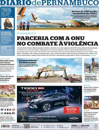 Capa do jornal Diario de Pernambuco 06/02/2020