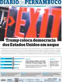 Capa do jornal Diario de Pernambuco 06/11/2020