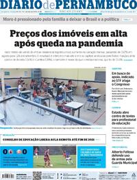 Capa do jornal Diario de Pernambuco 07/10/2020