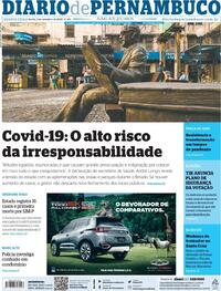 Capa do jornal Diario de Pernambuco 09/09/2020