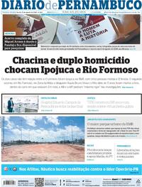 Capa do jornal Diario de Pernambuco 11/08/2020