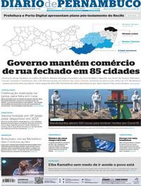 Capa do jornal Diario de Pernambuco 12/06/2020