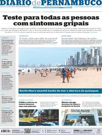 Capa do jornal Diario de Pernambuco 15/07/2020