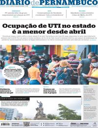 Capa do jornal Diario de Pernambuco 16/06/2020