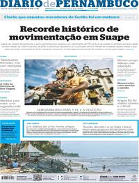 Capa do jornal Diario de Pernambuco 17/07/2020
