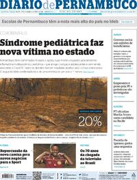 Capa do jornal Diario de Pernambuco 17/09/2020