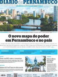 Capa do jornal Diario de Pernambuco 17/11/2020