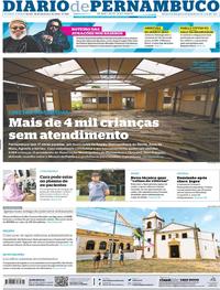 Capa do jornal Diario de Pernambuco 18/02/2020