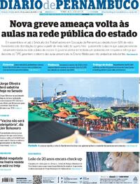 Capa do jornal Diario de Pernambuco 20/10/2020