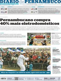 Capa do jornal Diario de Pernambuco 25/07/2020