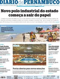 Capa do jornal Diario de Pernambuco 25/09/2020
