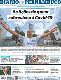Capa do jornal Diario de Pernambuco 25/12/2020