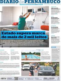 Capa do jornal Diario de Pernambuco 26/05/2020