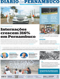Capa do jornal Diario de Pernambuco 30/04/2020