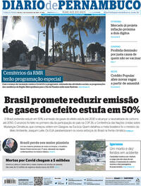 Capa do jornal Diario de Pernambuco 02/11/2021