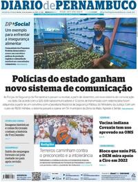 Capa do jornal Diario de Pernambuco 04/11/2021