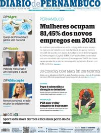 Capa do jornal Diario de Pernambuco 05/07/2021