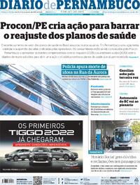 Capa do jornal Diario de Pernambuco 09/02/2021