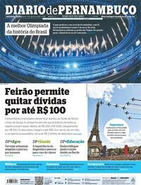 Capa do jornal Diario de Pernambuco 09/08/2021