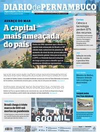 Capa do jornal Diario de Pernambuco 09/10/2021