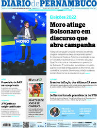 Capa do jornal Diario de Pernambuco 11/11/2021
